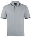 Jb’s Contrast Polo - 2CP-13% Marle/Black-M