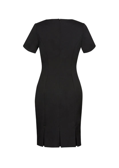 Women's Cool Stretch Short Sleeve Shift Dress - 30112-Black-10