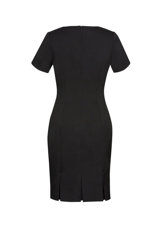 Women's Cool Stretch Short Sleeve Shift Dress - 30112-Black-10