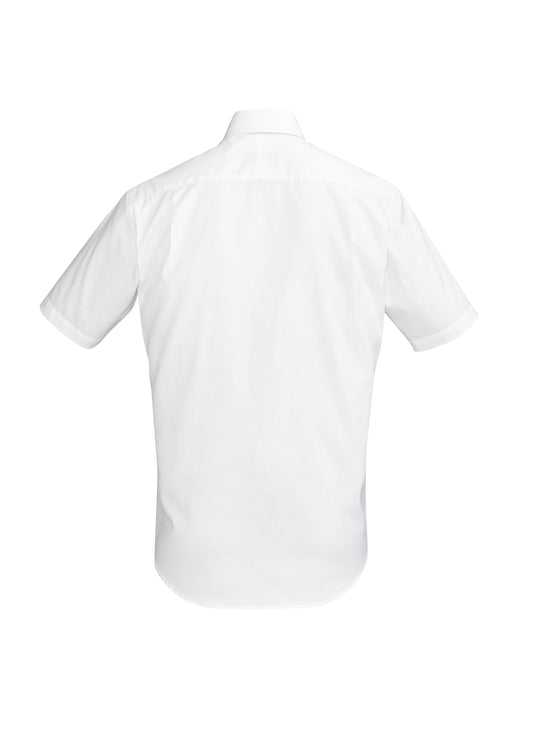 Mens Hudson Short Sleeve Shirt - 40322-White-L