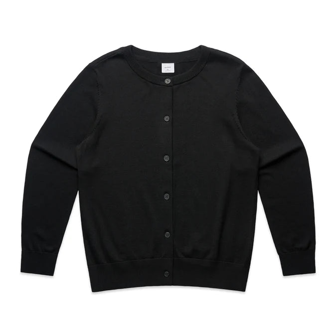 Women's Knit Cardigan - 4111-Black-S