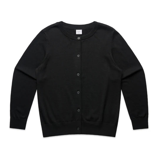 Women's Knit Cardigan - 4111-Black-S