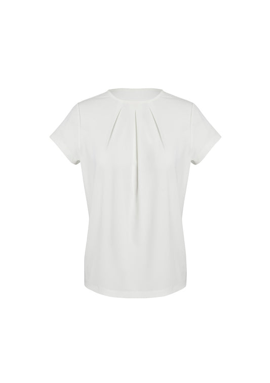Women's Blaise Short Sleeve Top - 44412-Ivory-12