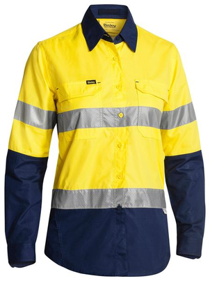 Womens 3M Taped Hi Vis X Airflow Ripstop Shirt - BL6415T-Y/N-10