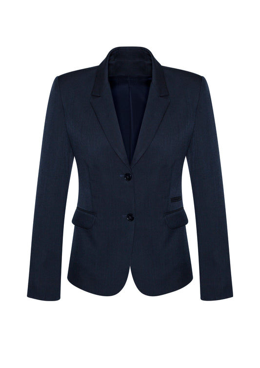 Women's Cool Stretch 2 Button Mid Length Jacket - 60119-Navy-14