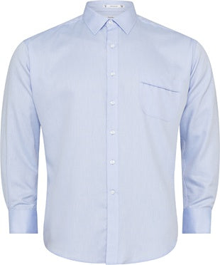 Men's Classic Relaxed Fit Long Sleeve - A103-Blue-39.86