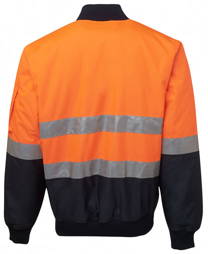 Jb's Hi Vis (D+N) Flying Jacket - 6DNFJ-O/N-5XL
