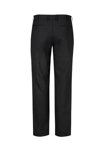 Men's Comfort Wool Stretch Flat Front Pant - 74012-Black-102