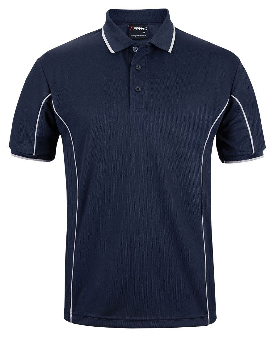 Jb’s Podium S/S Piping Polo - 7PIP-Navy/White-6/7XL
