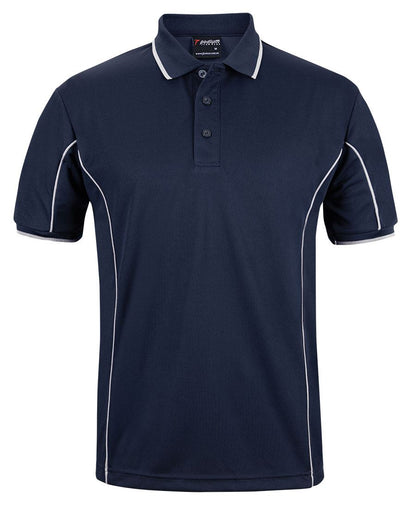 Jb’s Podium S/S Piping Polo - 7PIP-Navy/White-6/7XL