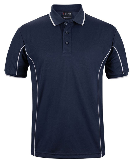 Jb’s Podium S/S Piping Polo - 7PIP-Navy/White-6/7XL