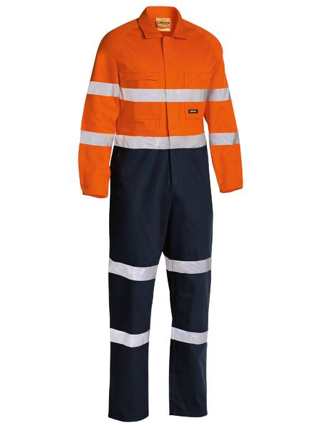Taped Hi Vis Drill Coverall - BC6357T-O/N-82R