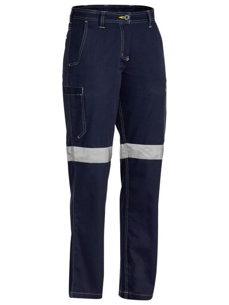 Women's Taped Cool Vented Lightweight Pants  - BPL6431T-Navy-18