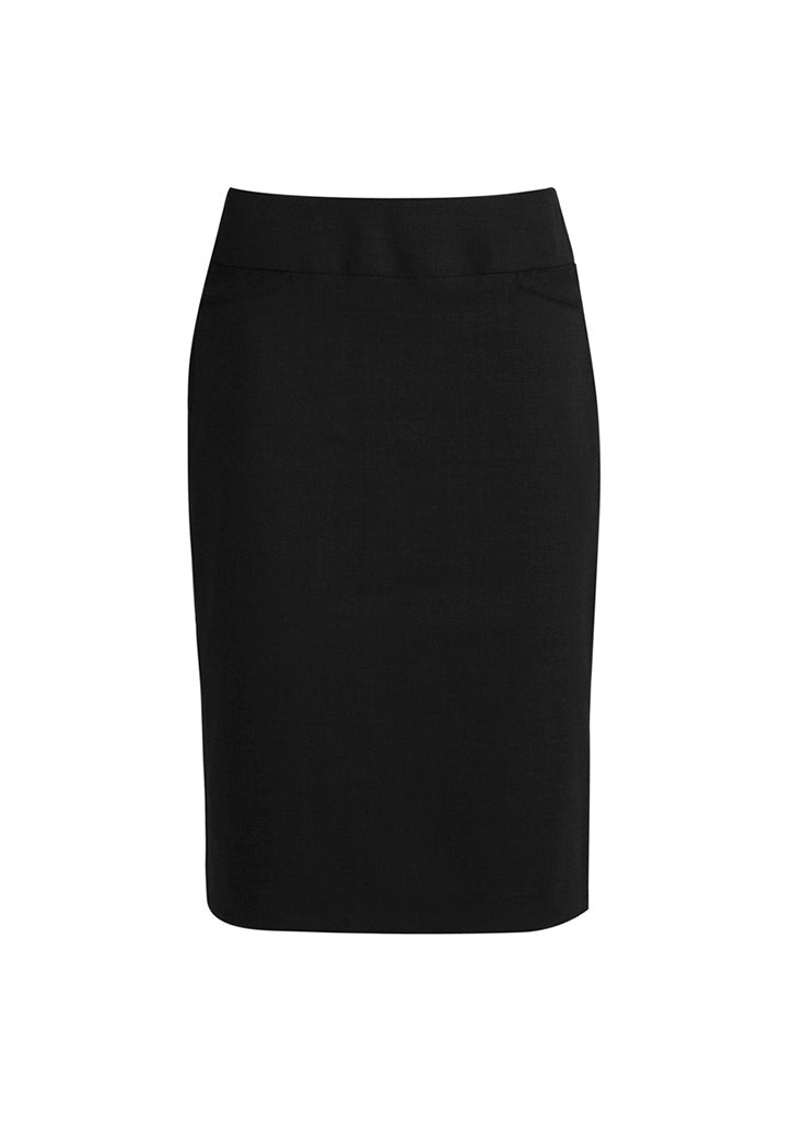 Women's Classic Knee Length Skirt - BS128LS-Black-14