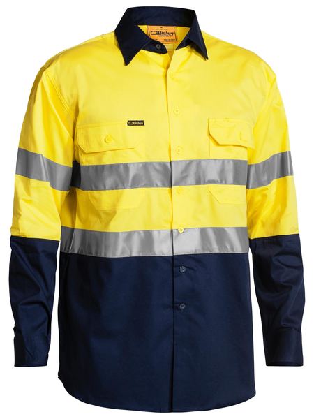 Taped Hi Vis Cool Lightweight Shirt - BS6896-Y/N-S