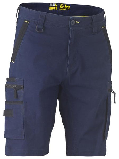 Flx & Move™ Stretch Utility Zip Cargo Short - BSHC1330-Navy-92R