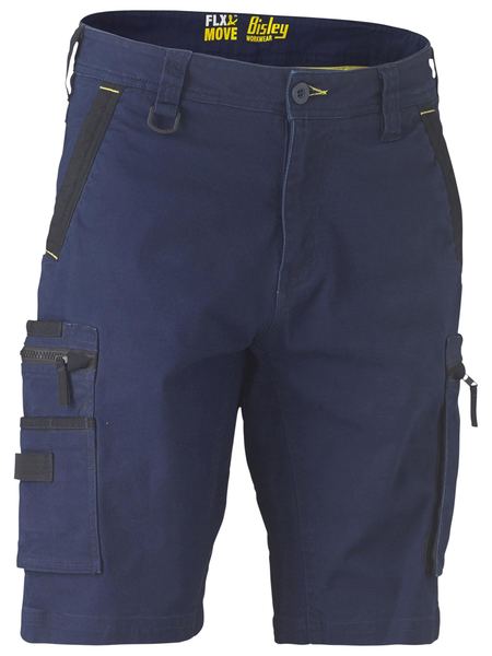 Flx & Move™ Stretch Utility Zip Cargo Short - BSHC1330-Navy-92R
