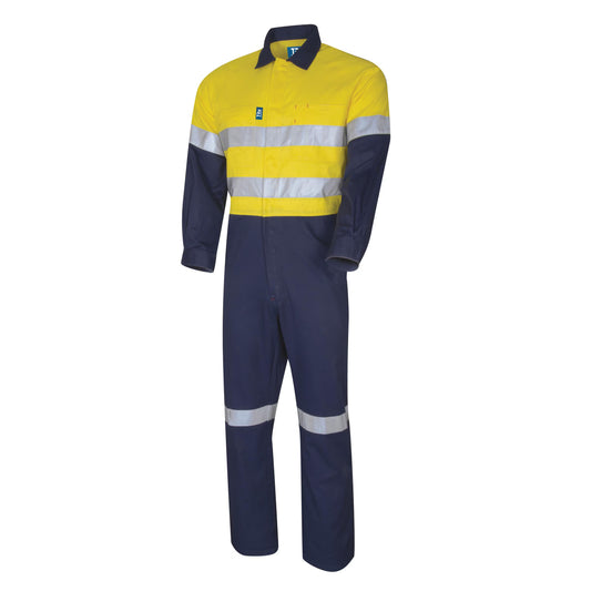 Heavyweight Cotton Coverall With Reflective Tape - DC2180T1-Y/N-112R