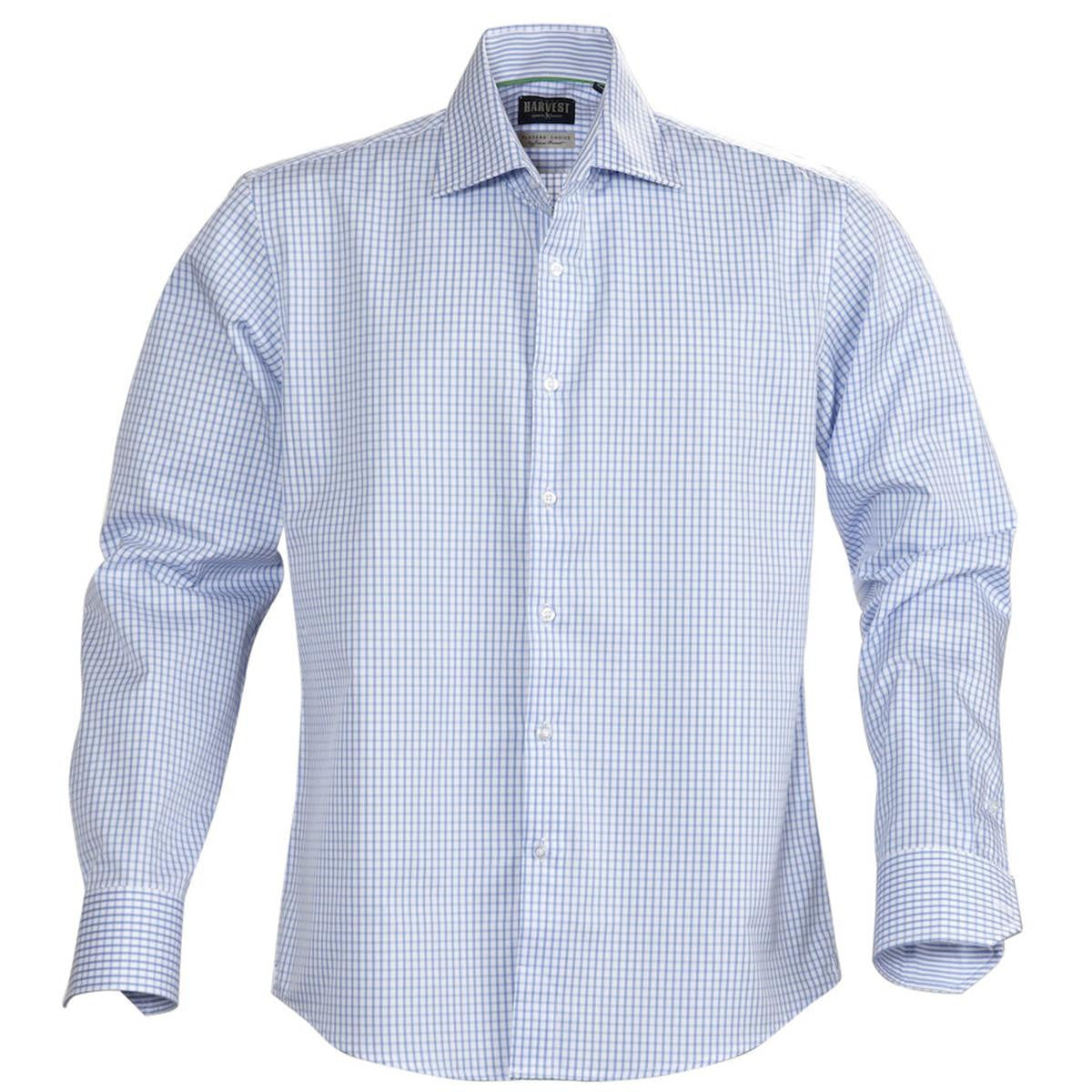 Tribeca Men's Shirt - JH304S-Light Blue-2XL