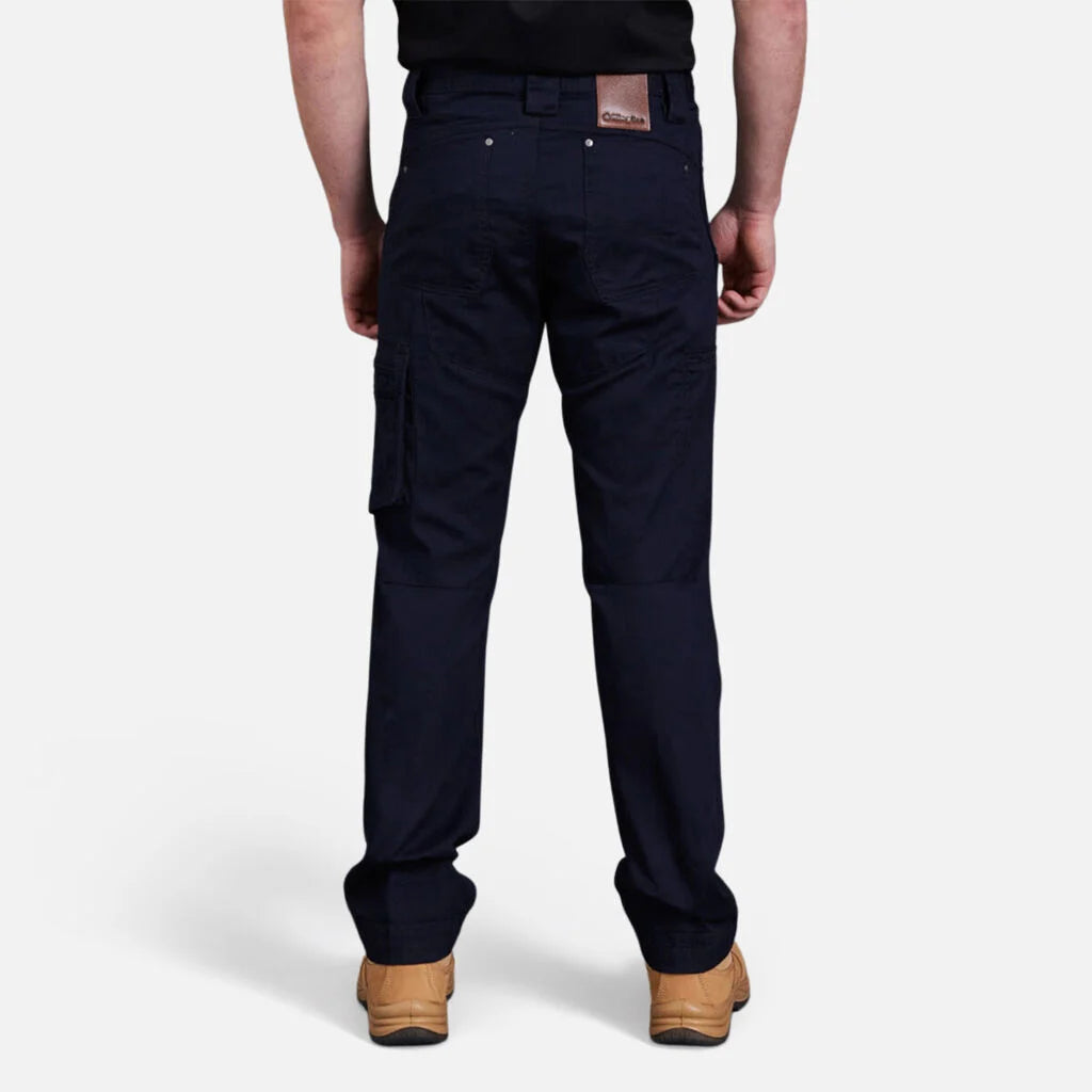 King Gee Tradies Summer Lightweight Cargo Work Pants - K13290-Oiled Navy-97S