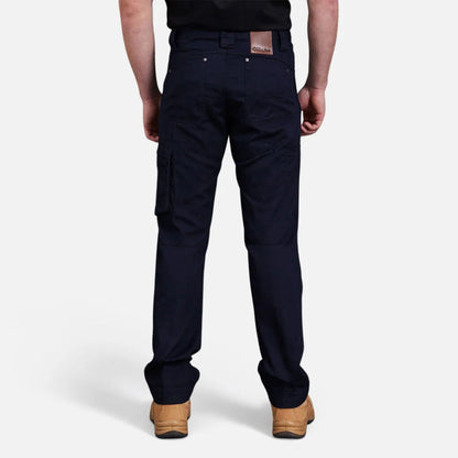 King Gee Tradies Summer Lightweight Cargo Work Pants - K13290-Oiled Navy-97S