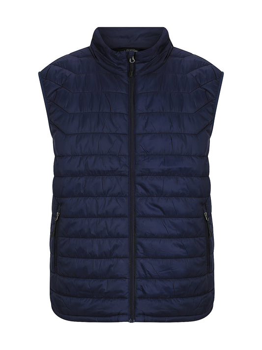 Men’s Puffer Vest - L7605-Navy-S