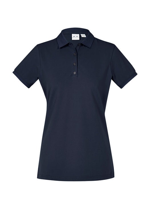Women's City Short Sleeve Polo - P105LS-Navy-18