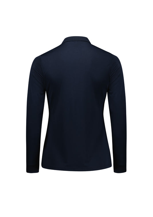 Women's Action Long Sleeve Polo - P206LL-Navy-10