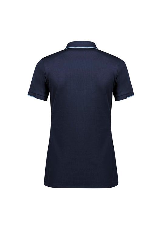 Women's Focus Short Sleeve Polo - P313LS-Navy/Sky-18