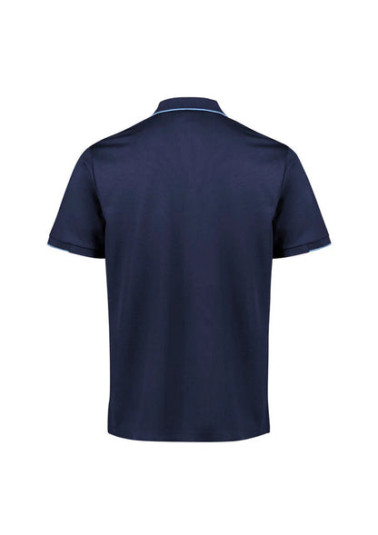 Men's Focus Short Sleeve Polo - P313MS-Navy/Sky-4XL