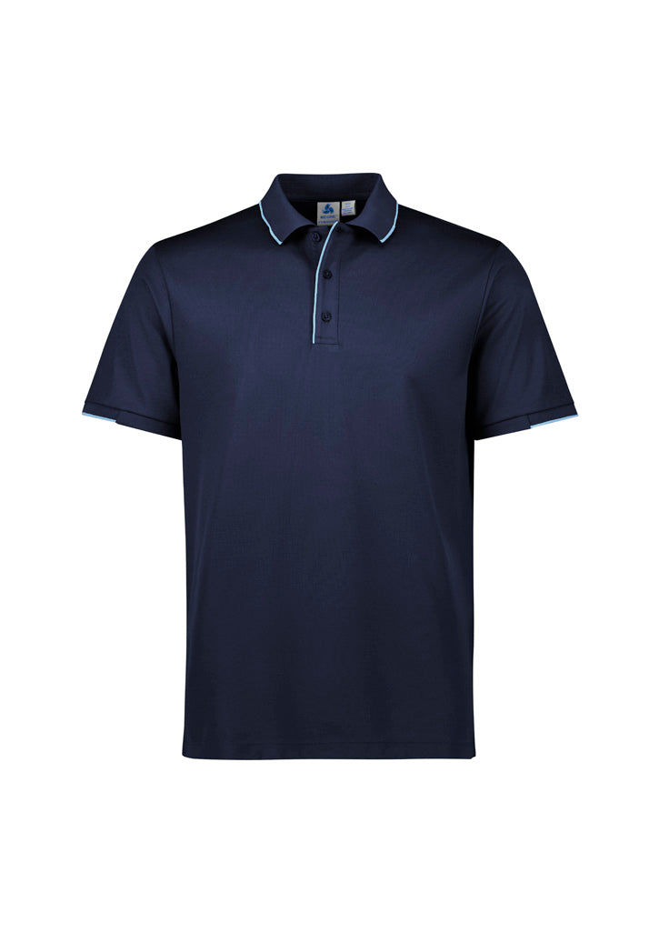 Men's Focus Short Sleeve Polo - P313MS-Navy/Sky-4XL