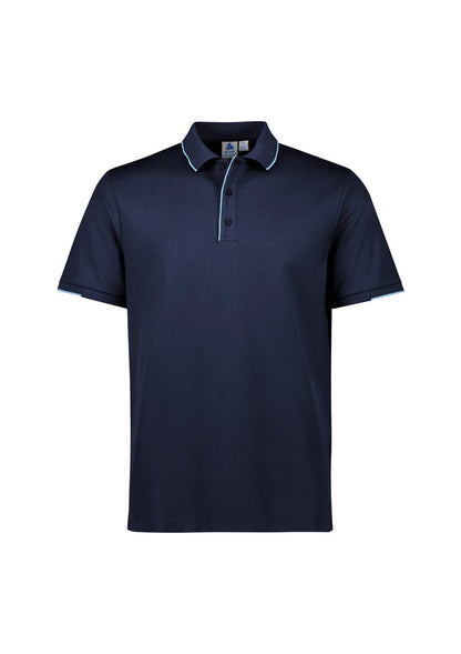 Men's Focus Short Sleeve Polo - P313MS-Navy/Sky-4XL
