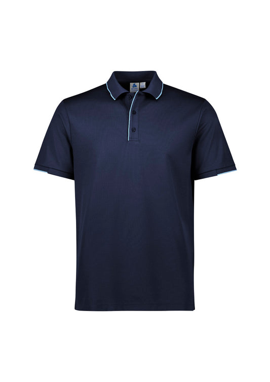 Men's Focus Short Sleeve Polo - P313MS-Navy/Sky-4XL