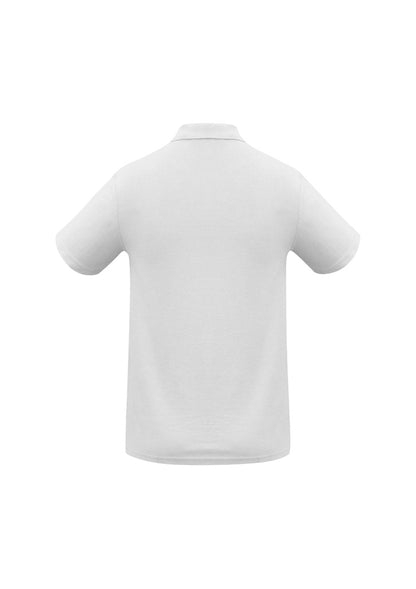 Men's Crew Short Sleeve Polo - P400MS-White-XL