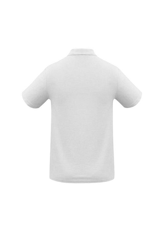 Men's Crew Short Sleeve Polo - P400MS-White-XL