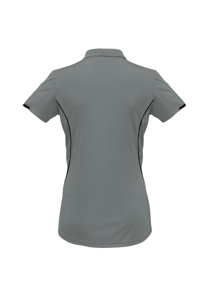 Ladies Razor Polo - P405LS-Ash/Black-18