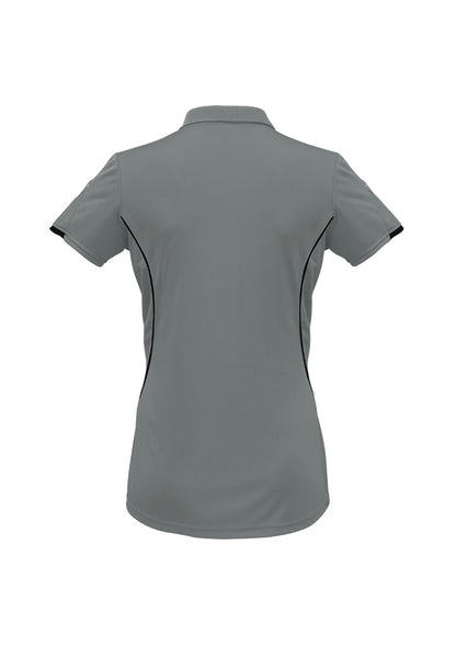 Ladies Razor Polo - P405LS-Ash/Black-18