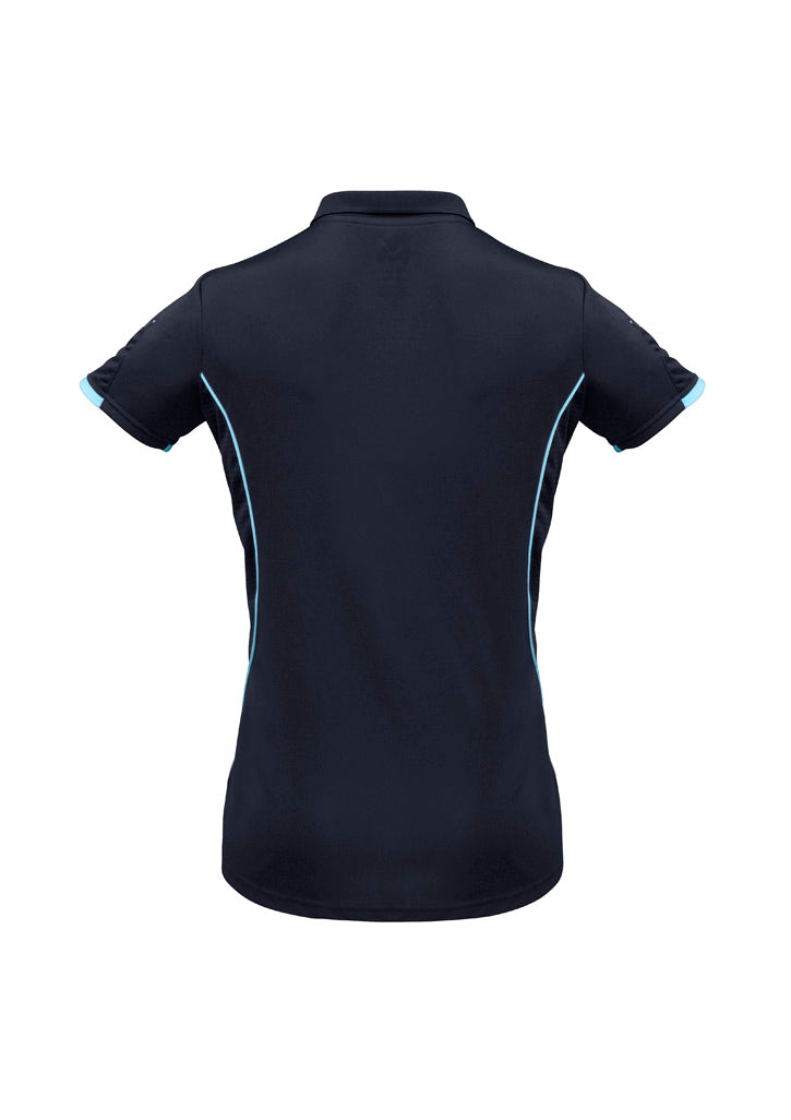 Ladies Razor Polo - P405LS-Navy/Sky-14