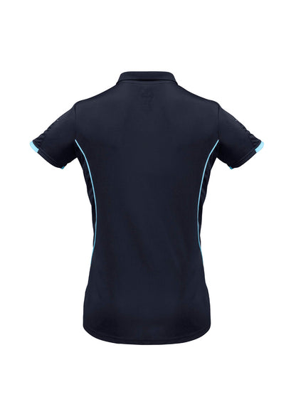Ladies Razor Polo - P405LS-Navy/Sky-14