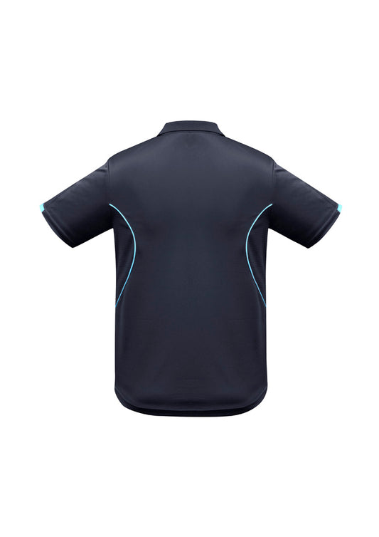 Men's Razor Short Sleeve Polo - P405MS-Navy/Sky-2XL