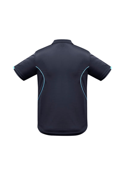 Men's Razor Short Sleeve Polo - P405MS-Navy/Sky-L