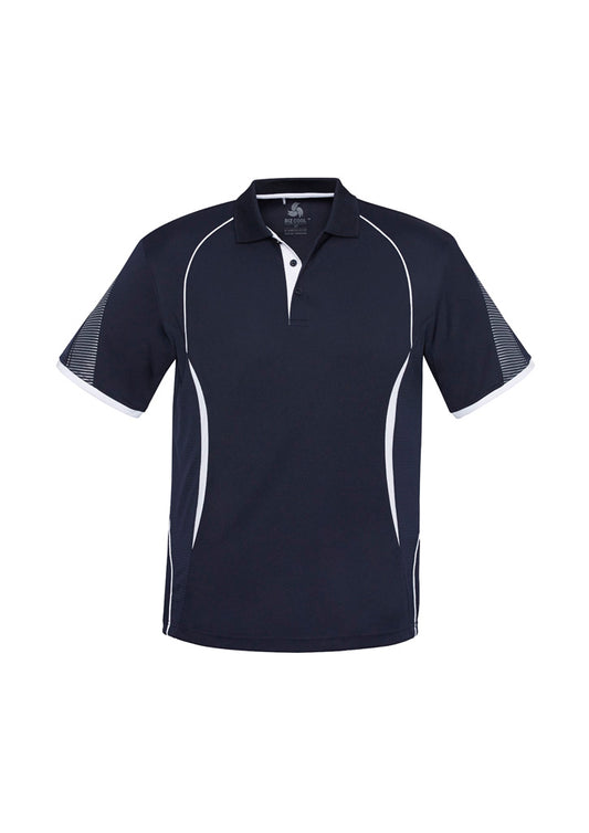 Men's Razor Short Sleeve Polo - P405MS-Navy/White-S