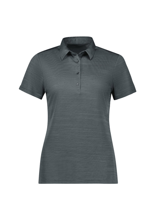 Women's Orbit Short Sleeve Polo - P410LS-Dark Grey Carbon-12