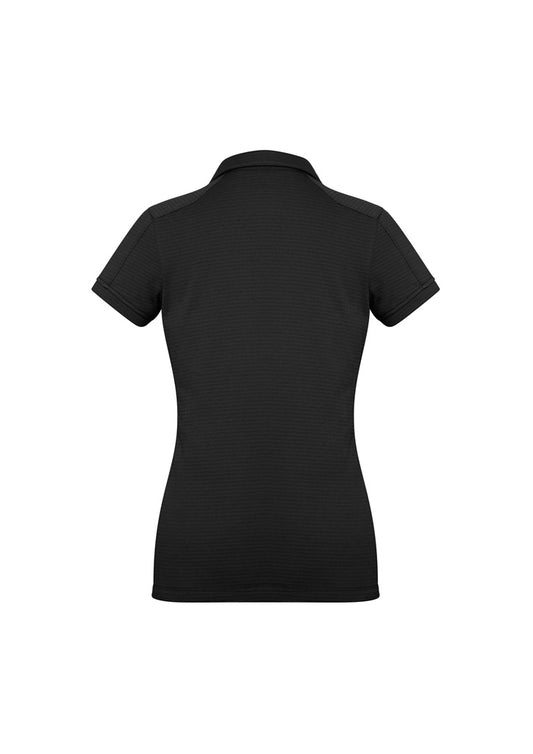 Women' Profile Short Sleeve Polo - P706LS-Black-14