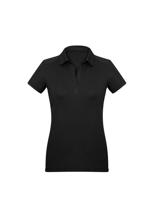Women's Profile Short Sleeve Polo - P706LS-Black-14