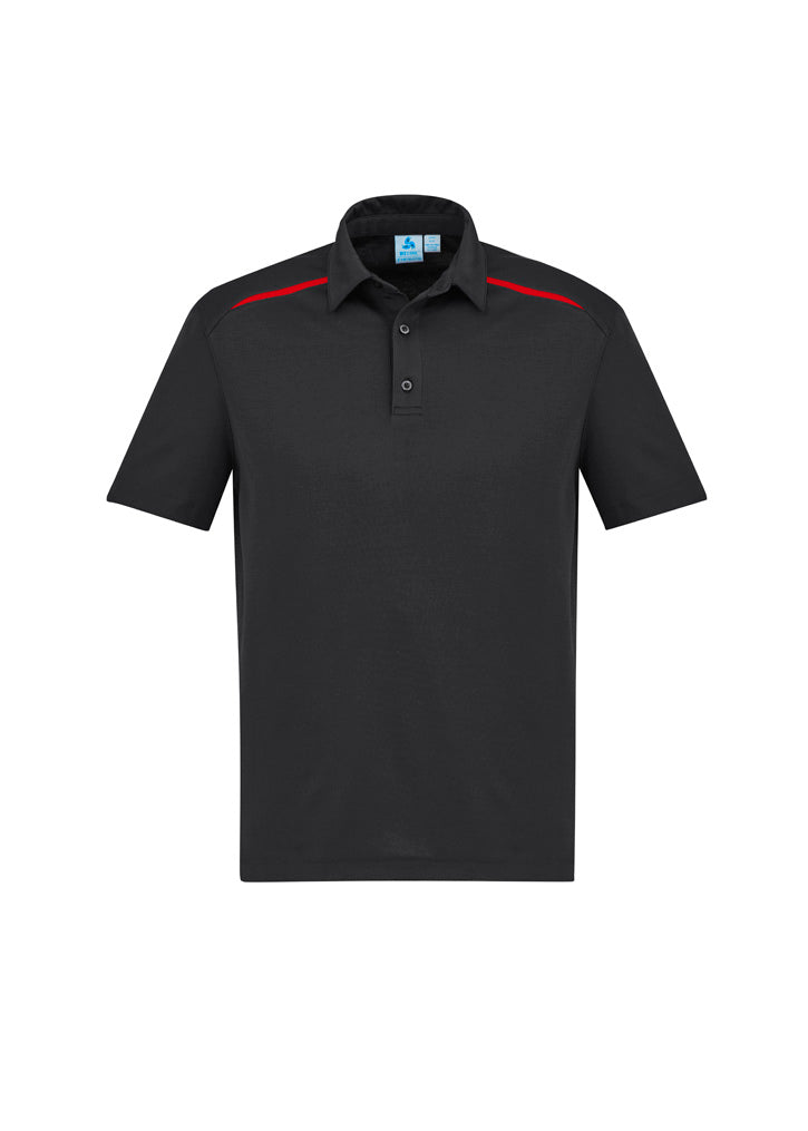 Mens Sonar Polo - P901MS-Black/Red-M
