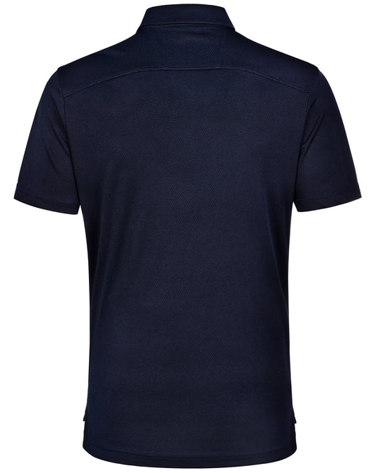 BAMBOO CHARCOAL CORPORATE SHORT SLEEVE POLO Men's - PS87-Navy-XL
