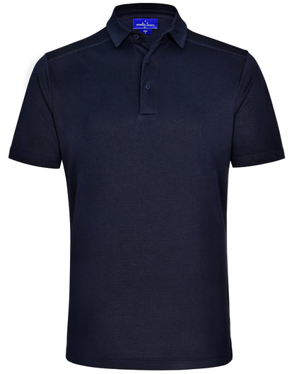 BAMBOO CHARCOAL CORPORATE SHORT SLEEVE POLO Men's - PS87-Navy-XL