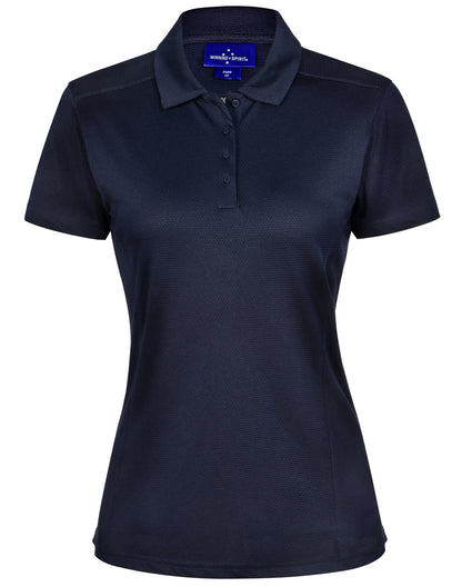 BAMBOO CHARCOAL CORPORATE SHORT SLEEVE POLO Ladies - PS88-Navy-12