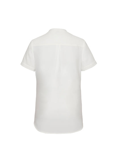 Women's Juliette Short Sleeve Blouse - RB977LS-Ivory-14